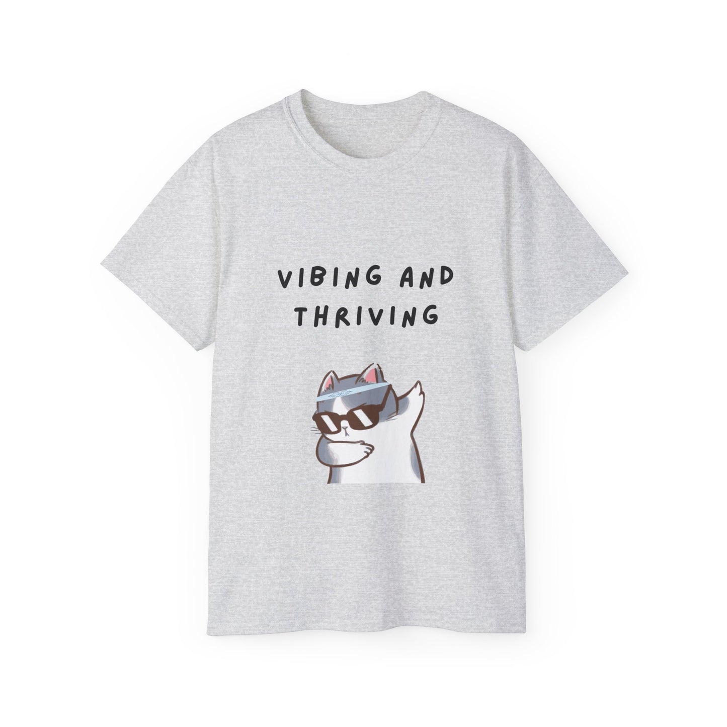 Vibing and Thriving - Unisex Heavy Cotton Tee