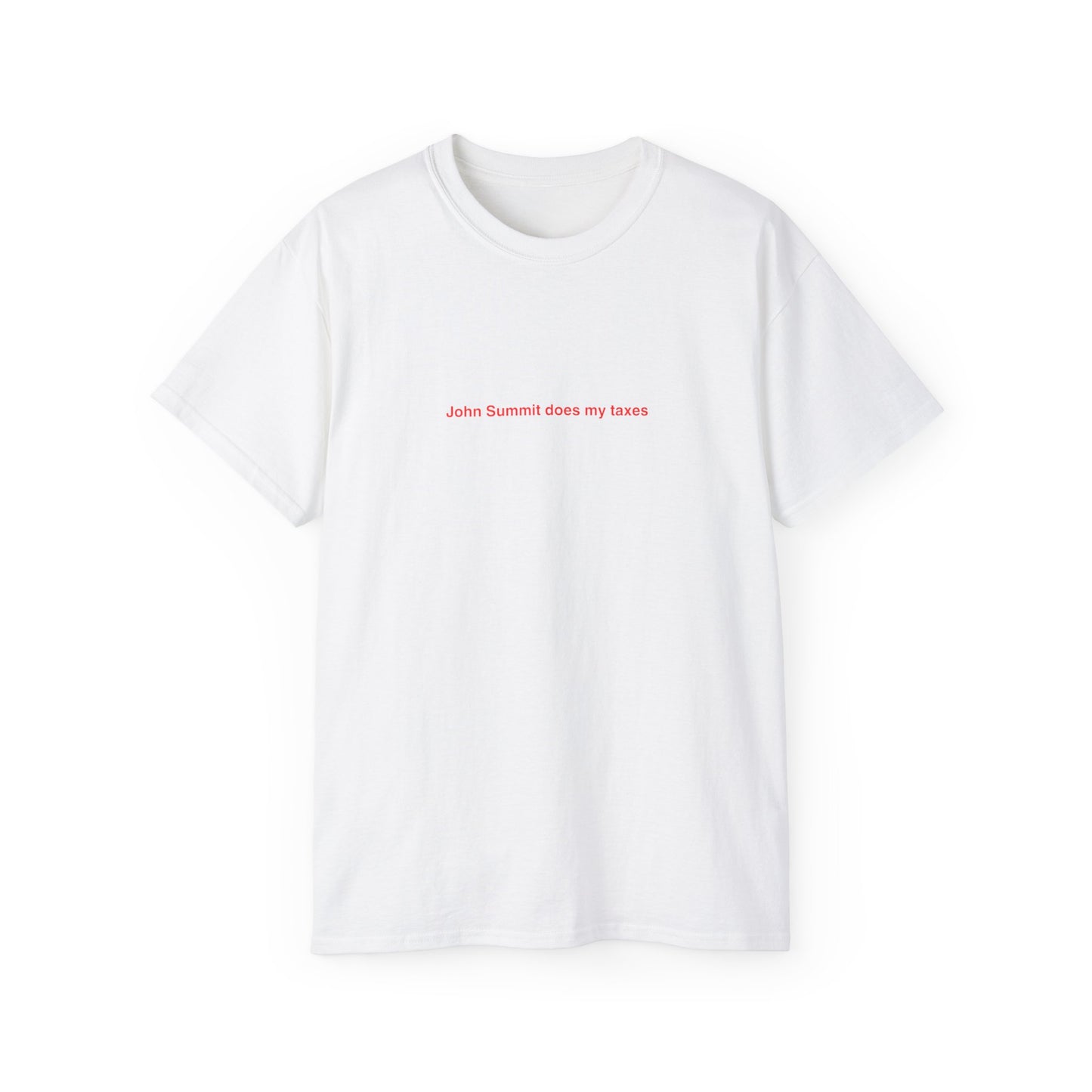 John Summit does my taxes - Unisex Heavy Cotton Tee