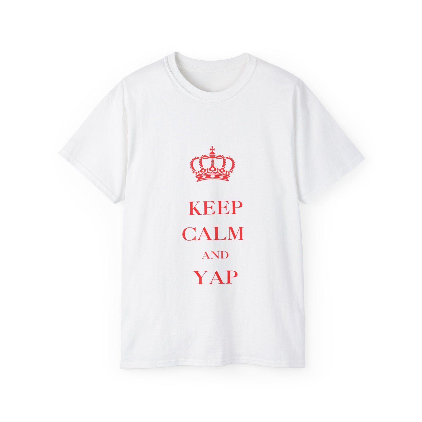 Keep calm and yap - Unisex Heavy Cotton Tee