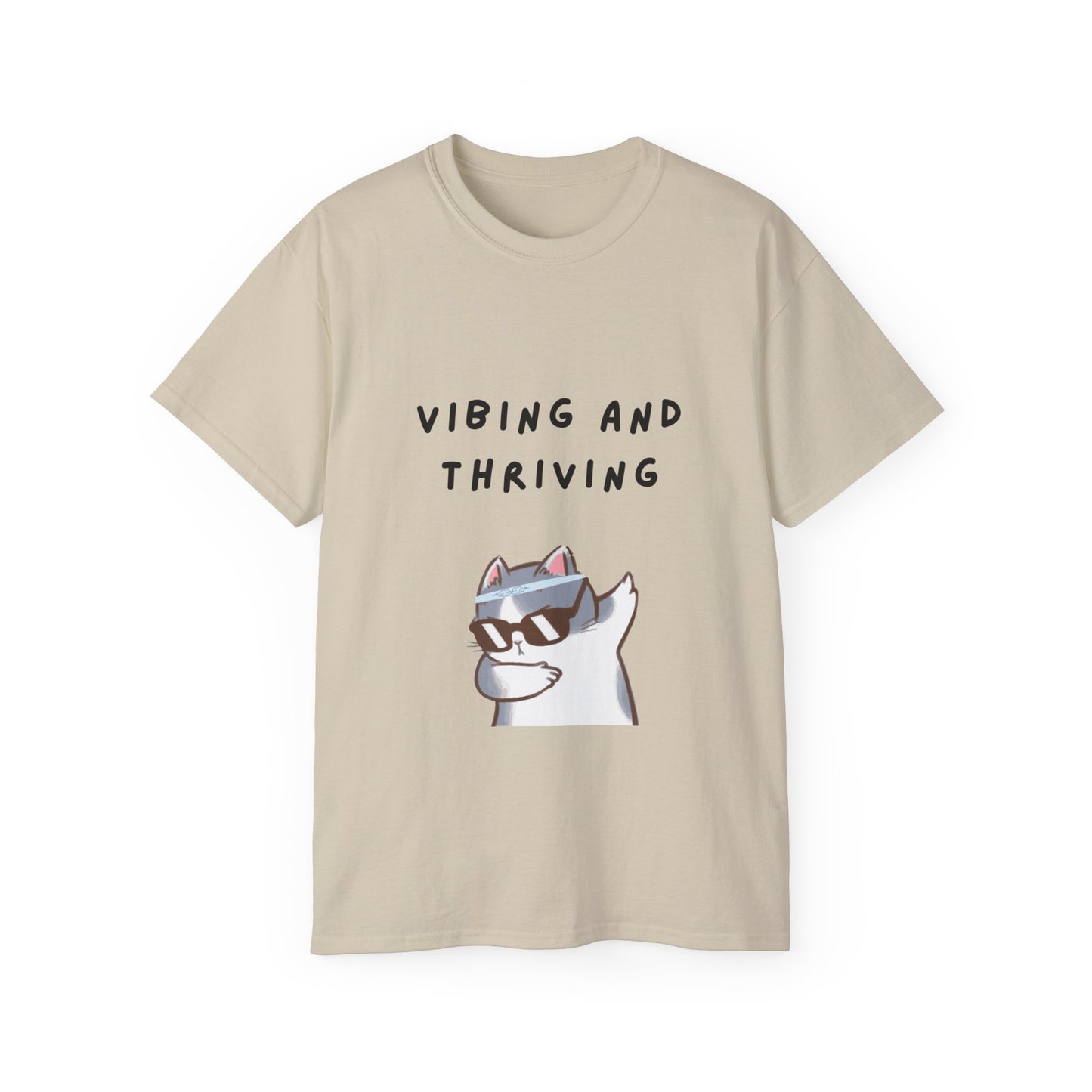 Vibing and Thriving - Unisex Heavy Cotton Tee